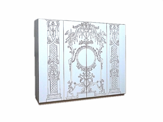 barockschrank, kleiderschrank, barogg, schrank mit schubladen, superform wetzikon, barockrelief, mdf mit relief, daniel hotz, michale sax, schreinerhandwerk wetzikon