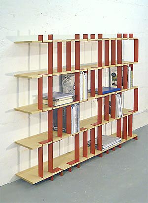 superform, regal, steckbares regal, b&uuml;cherst&uuml;tzen, metallb&uuml;gel, schreinerei wetzikon, uster, daniel hotz, michael sax