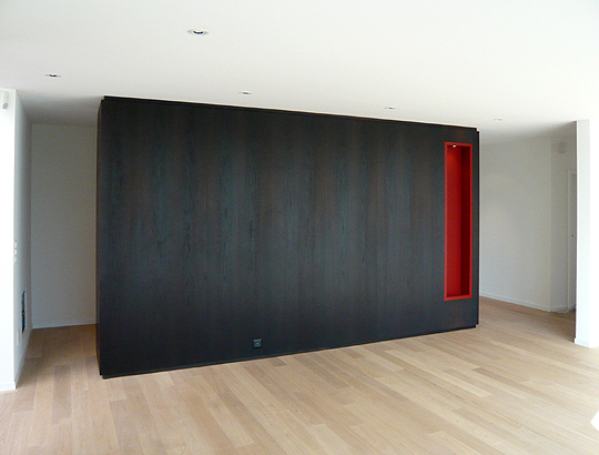 garderobe, superform , eingangsbereich, raucheiche, handwerk aus der region