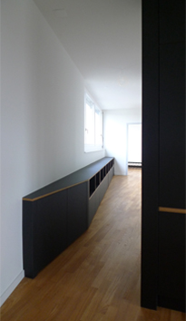 superform schreinerei, wetzikon, k&uuml;che, eiche und linoleum,