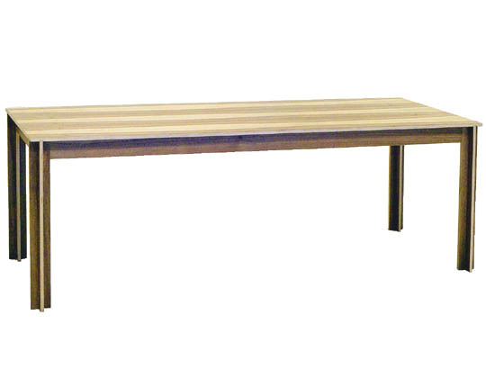 superform stecktisch, tisch furniertt, leichter tisch, sperrholzhisch, uster